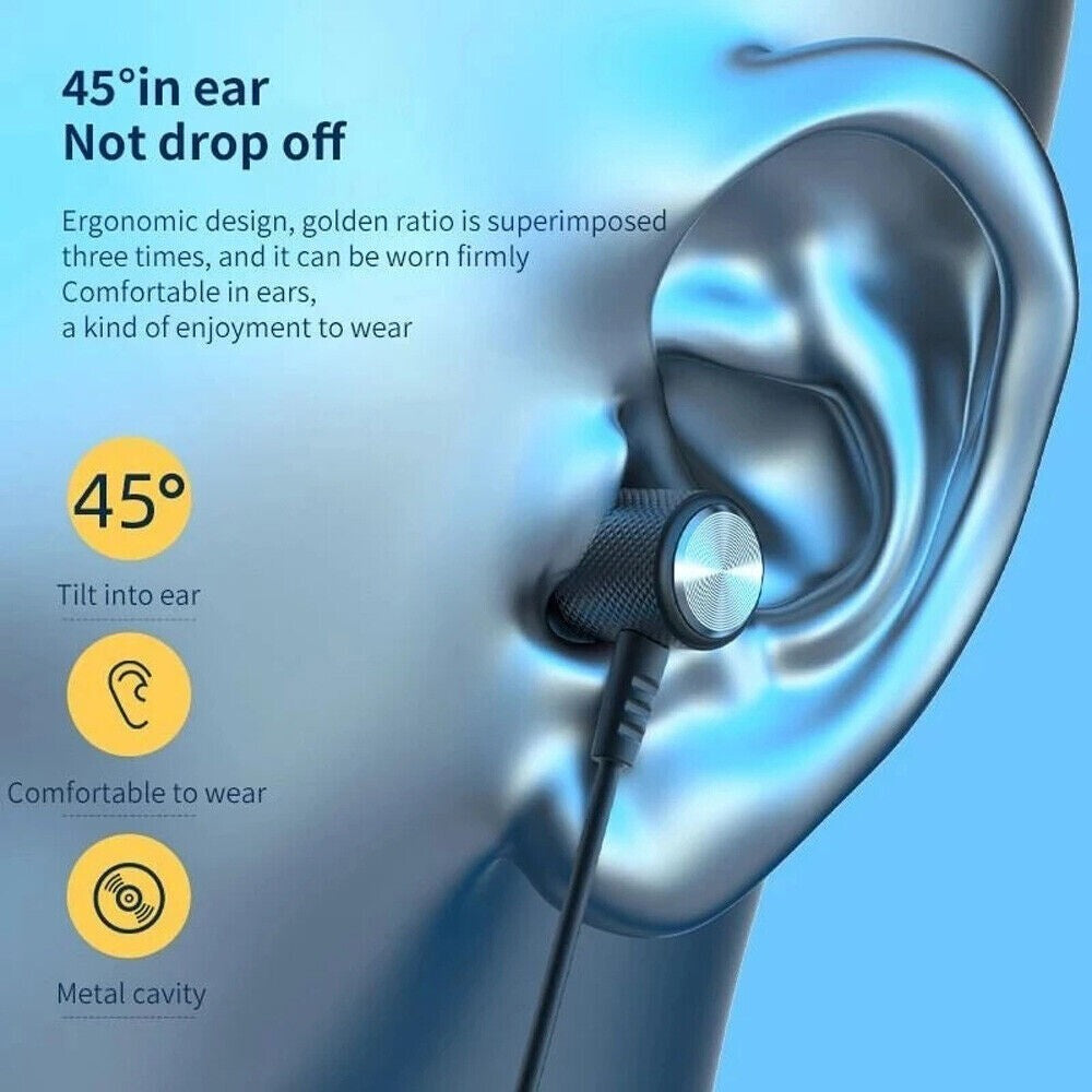 Wireless Bluetooth 5.2 Headphones for Sports with Sweat Resistance