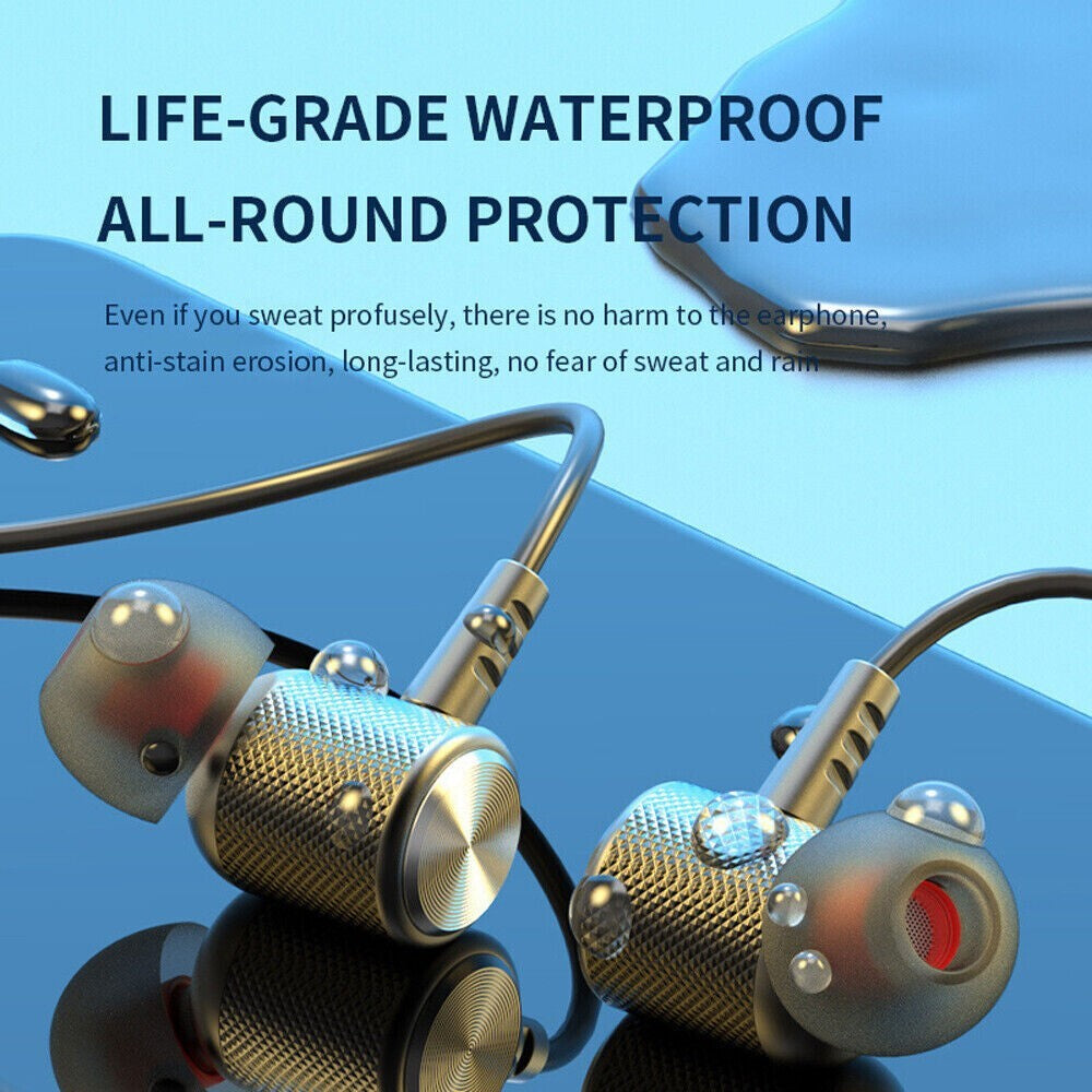 Wireless Bluetooth 5.2 Headphones for Sports with Sweat Resistance