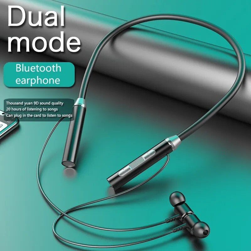 Wireless Bluetooth 5.2 Headphones for Sports with Sweat Resistance