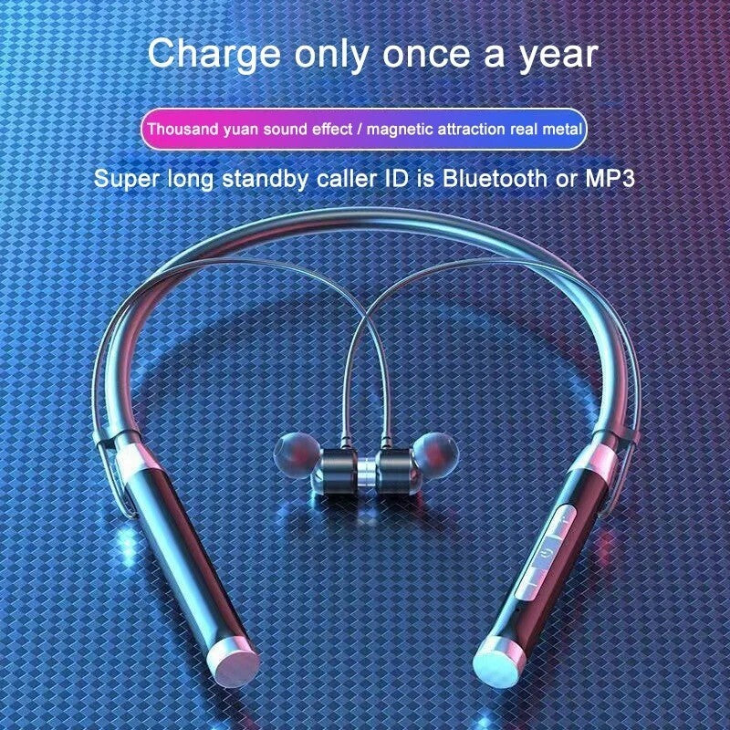 Wireless Bluetooth 5.2 Headphones for Sports with Sweat Resistance