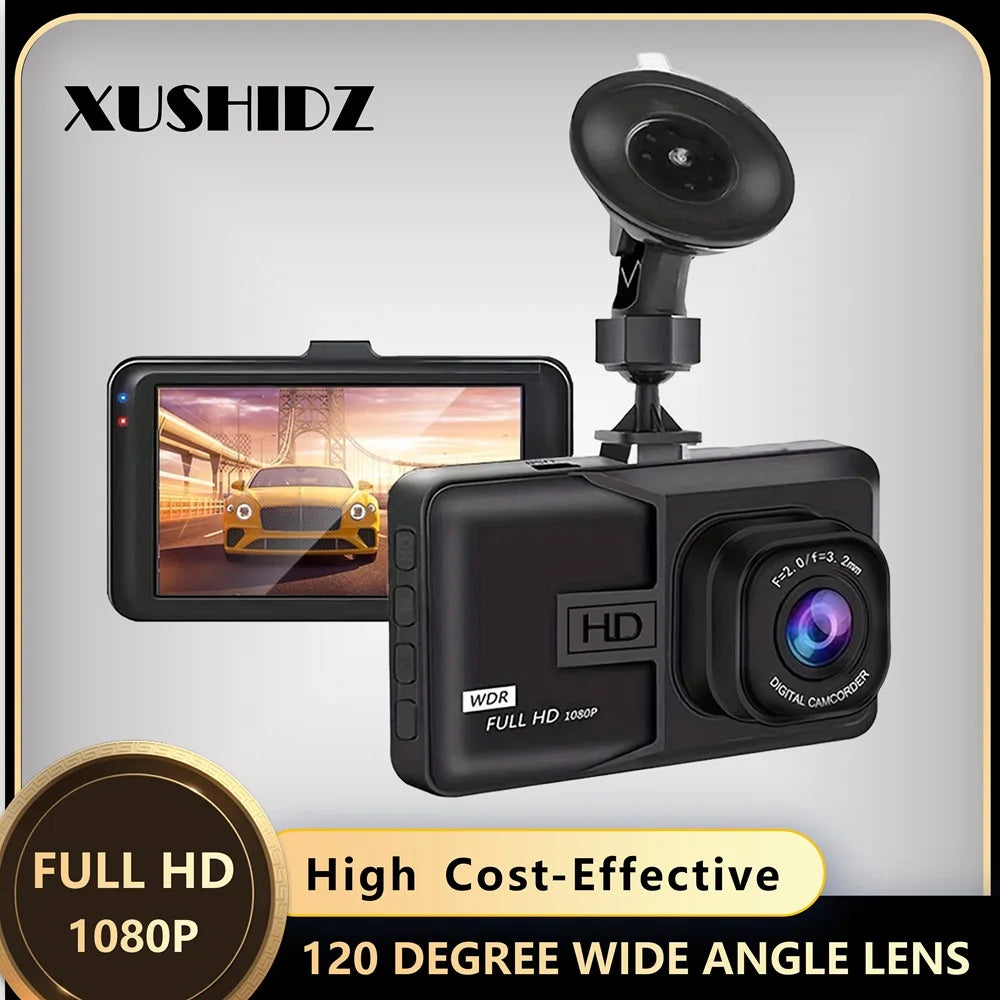 Capture Every Moment with the NEW 1080P HD Dash Camera - Loop Recording, Night Vision & 24-Hour Parking Monitor!