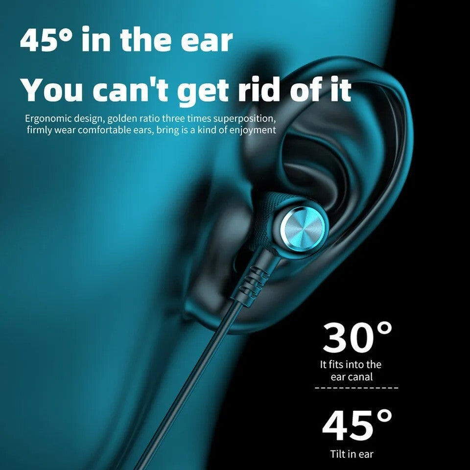 Wireless Bluetooth 5.2 Headphones for Sports with Sweat Resistance
