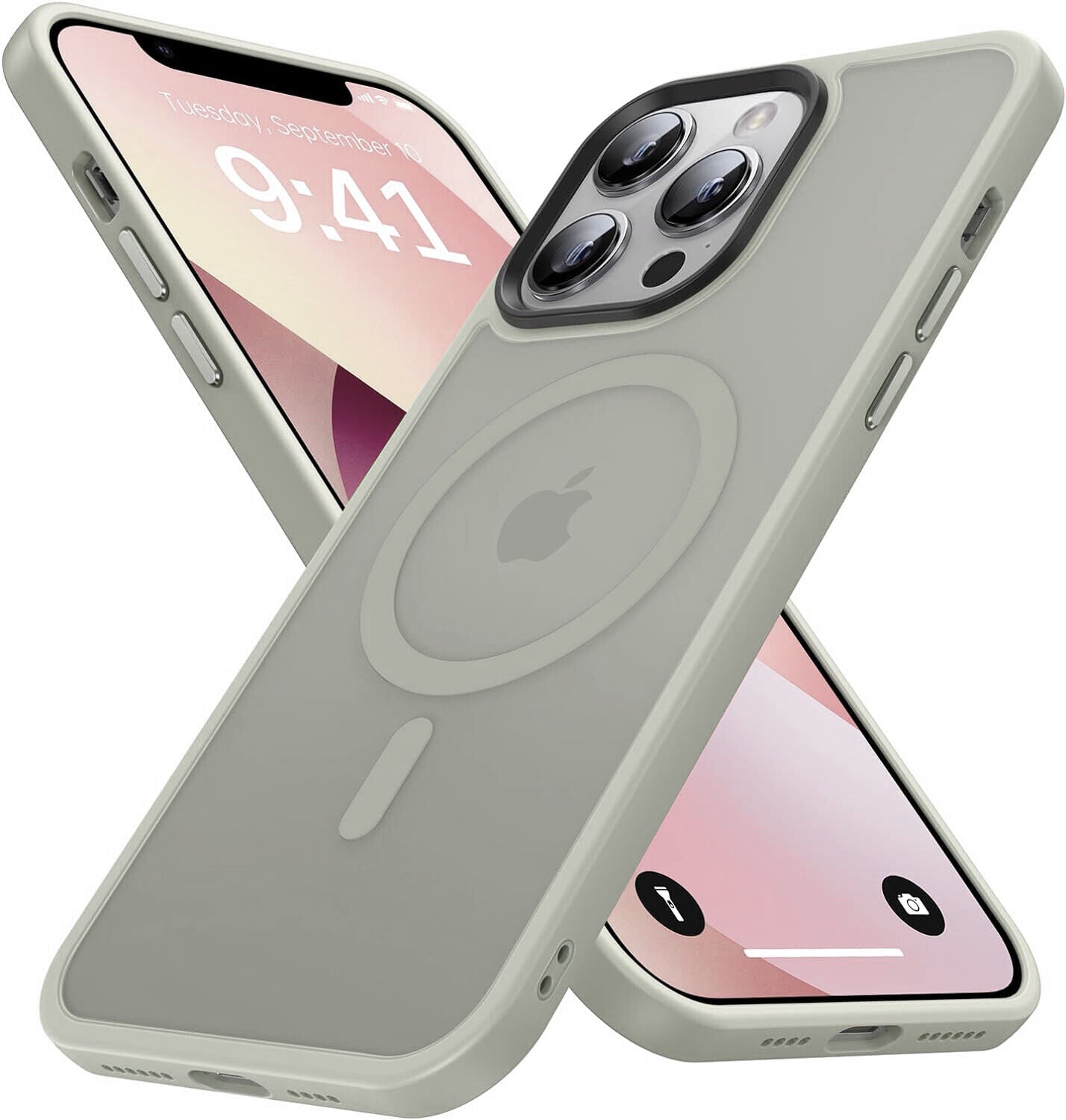 iPhone 12-17 Pro Max Air Frosted MagSafe Shockproof Case