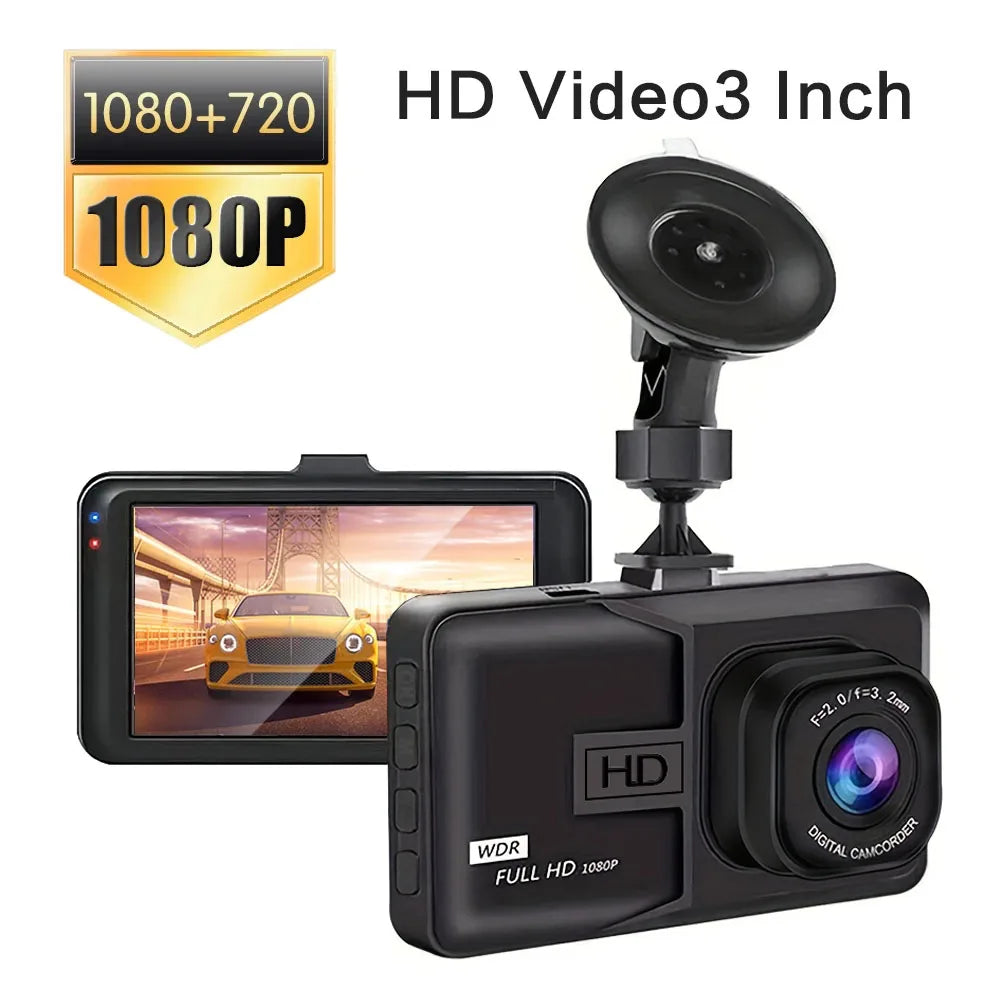 Capture Every Moment with the NEW 1080P HD Dash Camera - Loop Recording, Night Vision & 24-Hour Parking Monitor!