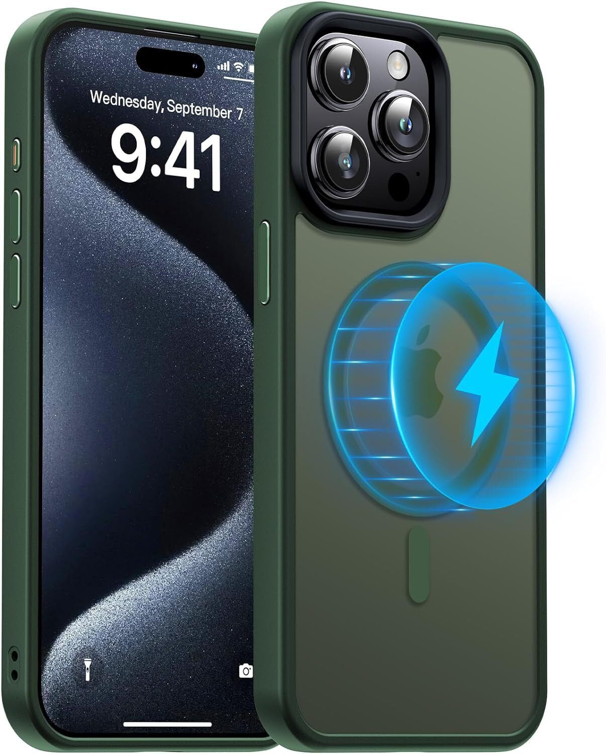 iPhone 12-17 Pro Max Air Frosted MagSafe Shockproof Case