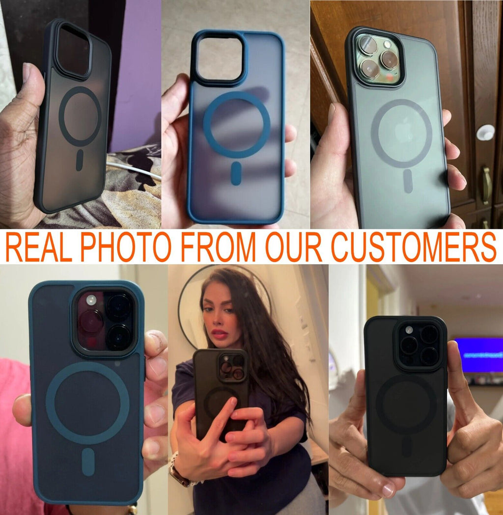 iPhone 12-17 Pro Max Air Frosted MagSafe Shockproof Case