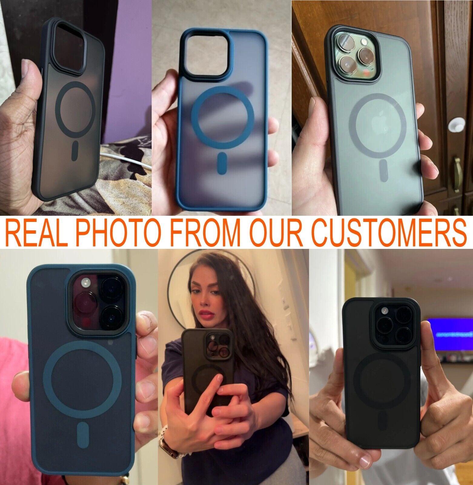 iPhone 12-17 Pro Max Air Frosted MagSafe Shockproof Case